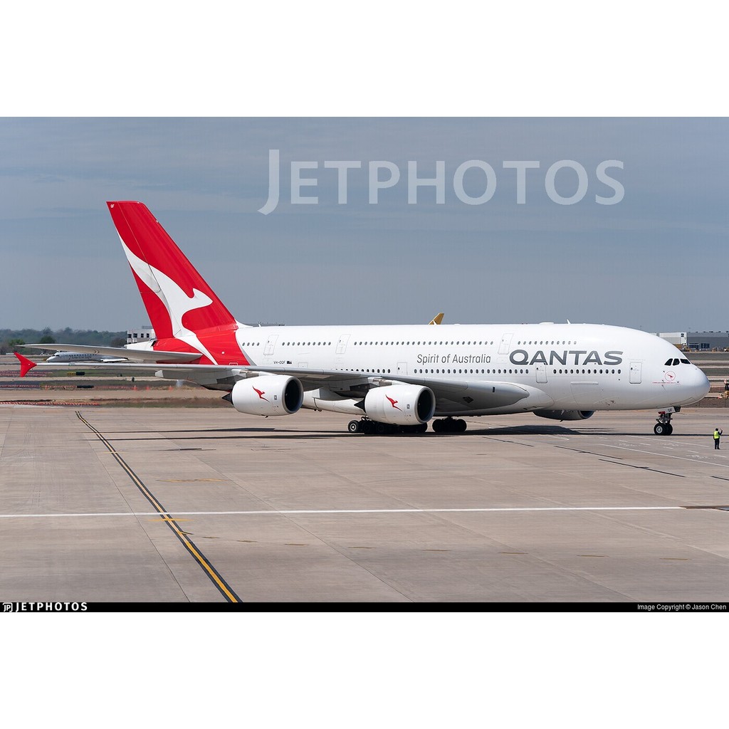 #1:: : รุ่น 400#GJ澳大利亚航空A380 หมายเลขลงทะเบียน: VH-O