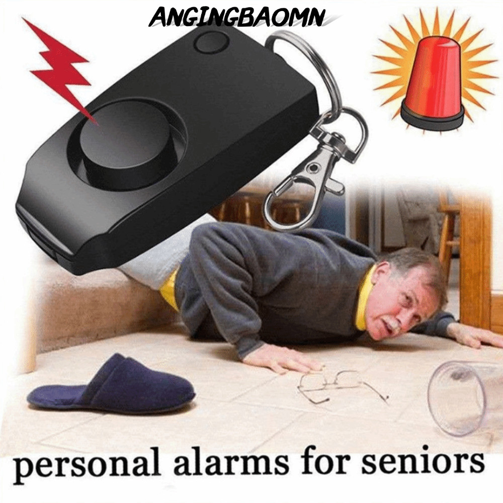 ANGINGBAOMN Alarm, Anti Wolf Anti-Robbery Personal Alarm พวงกุญแจ, แบบพกพา Scream Loud 130dB เด็กผู้หญิงความปลอดภัยป้องกัน Alert Emergency