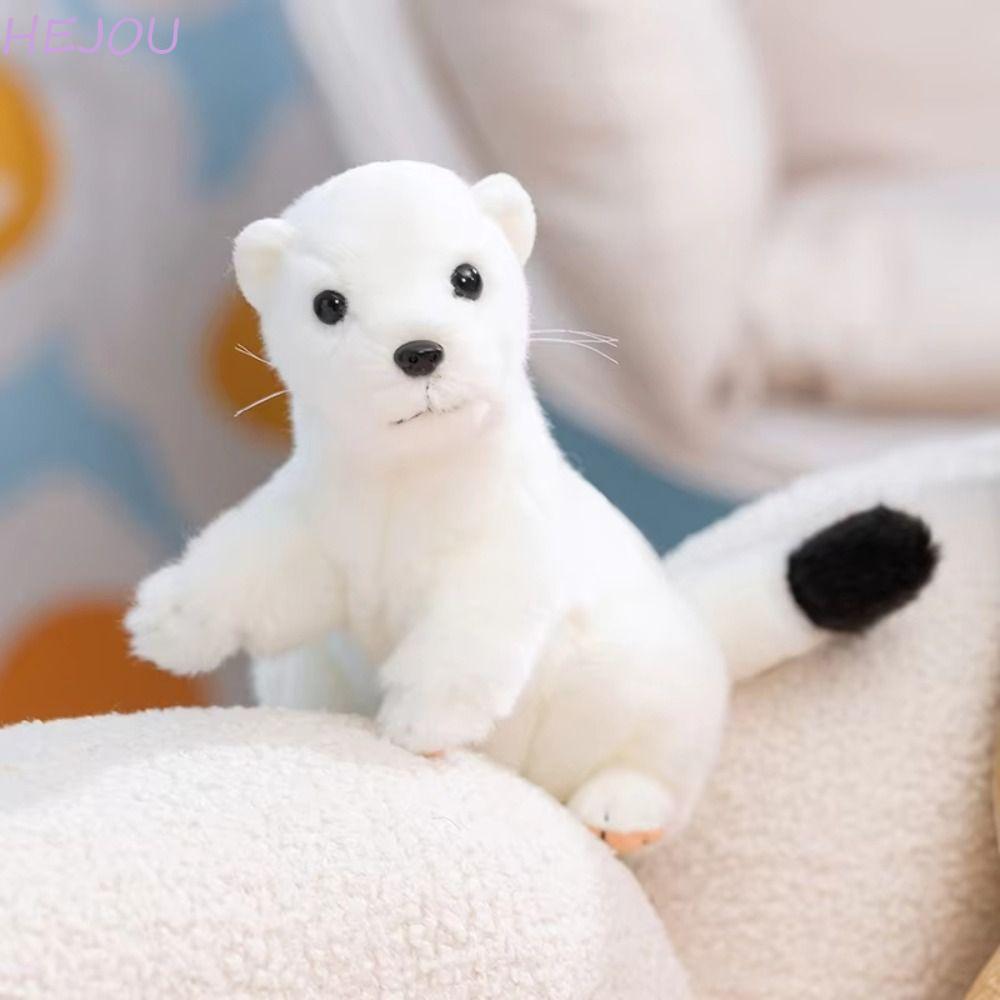 HEJOU Weasel หนูของเล่นตุ๊กตา,ตุ๊กตาตุ๊กตาRealistice Weaselของเล่นตุ๊กตา,ของขวัญวันเกิดน่ารักการ์ตูน