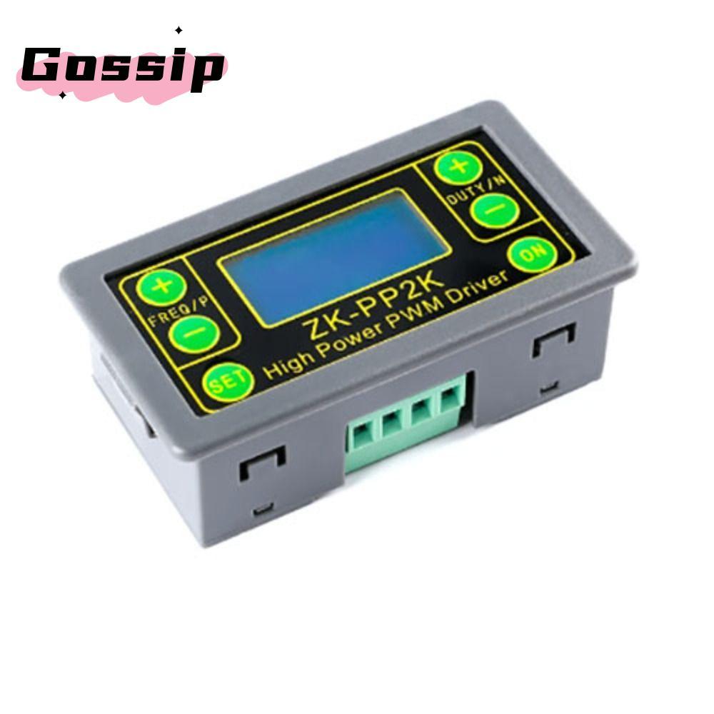 GOSSIP 8A โมดูลไดร์เวอร์ความถี่ชีพจร Duty Cycle LCD สําหรับมอเตอร์/โคมไฟ