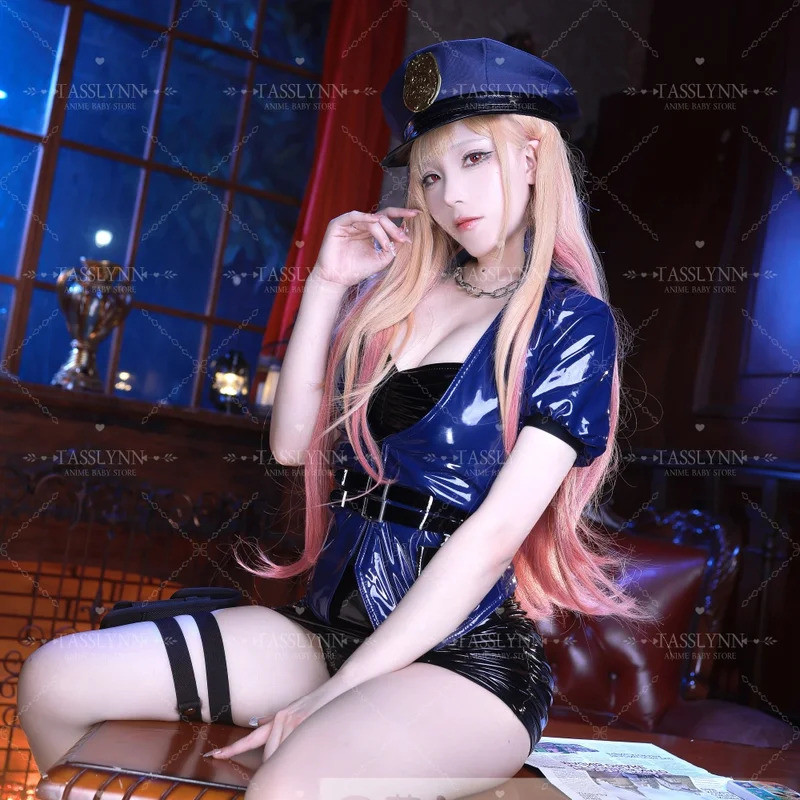 Mn Kitagawa Marin Cosplay Costume Kitagawa Marin Police Woman Uniform Cute Girl Hallowmas Party Role