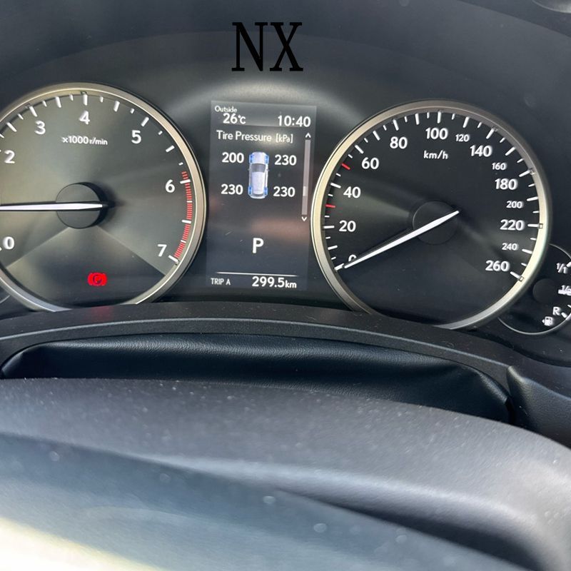 สําหรับ Lexus IS NX NX200t NX300h Series 2015-2021 รถ TPMS ระบบตรวจสอบความดันยางความดันยางจอแสดงผล Security Alarm