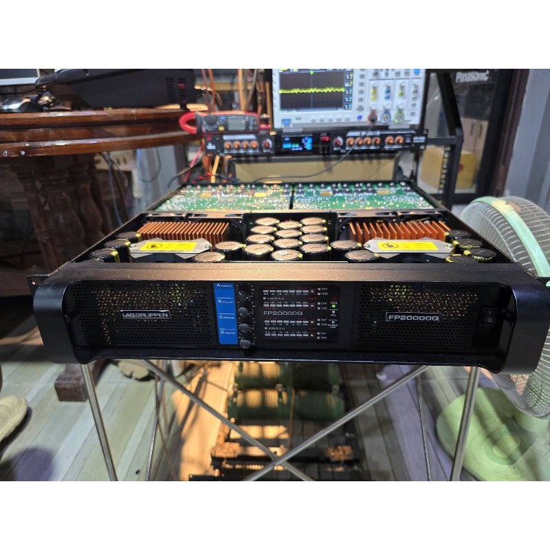 เพาเวอร์แอมป์ Lab.gruppen FP20000Q คลาส TD แรงสะใจ แน่นอนLAB Gruppen 4ช่อง,4000W*4 at 4 omh เสียงหนั