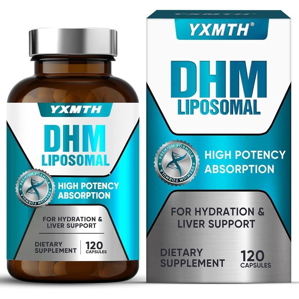 อาหารเสริม DHM, Dihydromyricetin (DHM) เม็ด-Dihydromyricetin (DHM) แคปซูล (1000มก., 120 แคปซูล) - วี