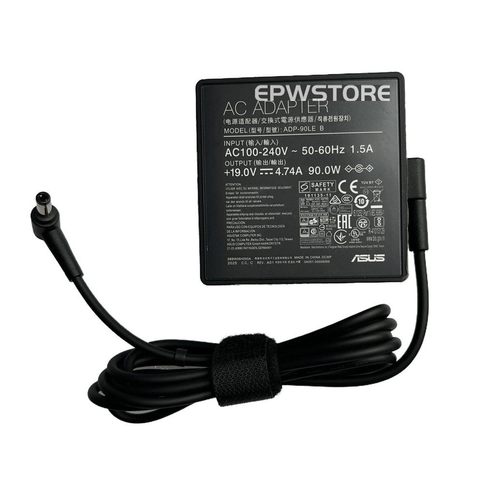 19V 4.74A 90W AC Adapter Charger สําหรับ Asus R510 Series R510C R510CA R510CC R510D