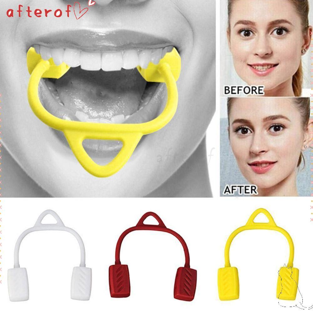 AFTEROF Jaw Exerciser, อัพเกรด 30/40/50lbs คอ Toning, ซิลิกาเจลเกรดอาหาร Jawline Exerciser Beauty Fa
