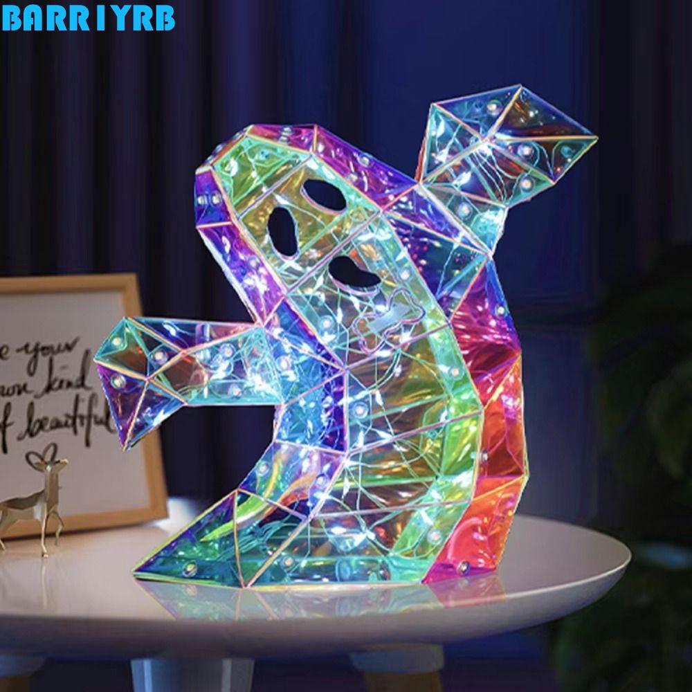BARR1YRB Lighted Ghost ตุ๊กตา, Creative ตลก LED Ghost Light, Night Light สีสัน DIY ในครัวเรือน Ghost