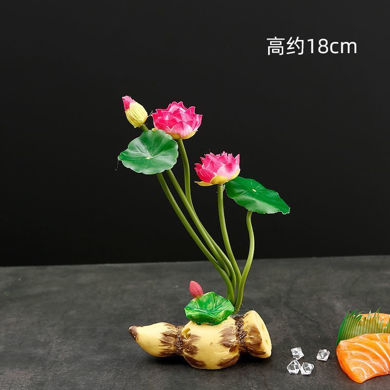 มาถึงที่ Shop/Shop Sashimi Arrangement ตกแต่งเลียนแบบจาน Embellishment Seafood Posture Salmon Edge S