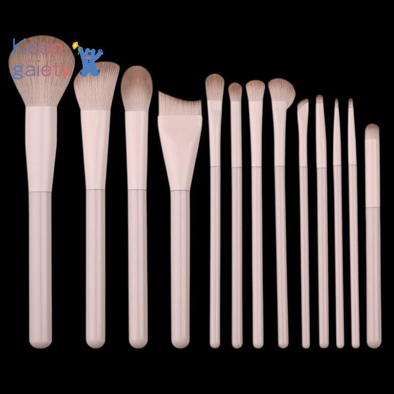 [Kpt-t] ชุดแปรงแต่งหน้า 13 ชิ้น Make Up คอนซีลเลอร์ Blush Powder แปรงอายแชโดว์ High Foundation แปรงเ