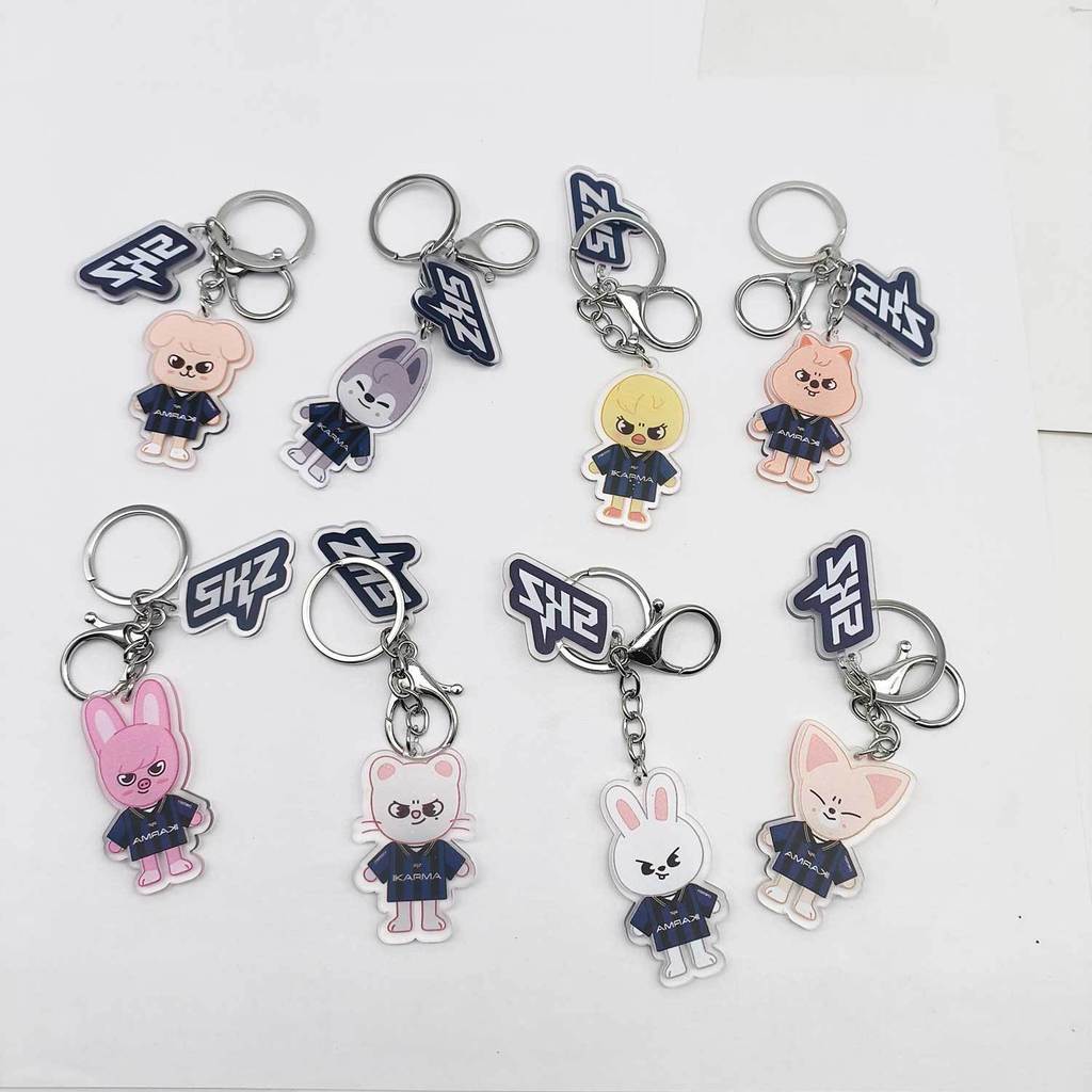 Stray Kids THE 4TH ALBUM KARMA SKZOO KEYRING zippler 挂件416DENB doll