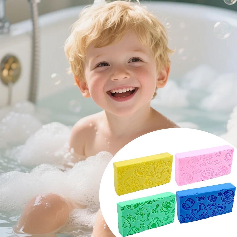 Body Exfoliating Skin Shower Massage Scrubber Bath Sponge Care Sponge Skin Bath C1r9