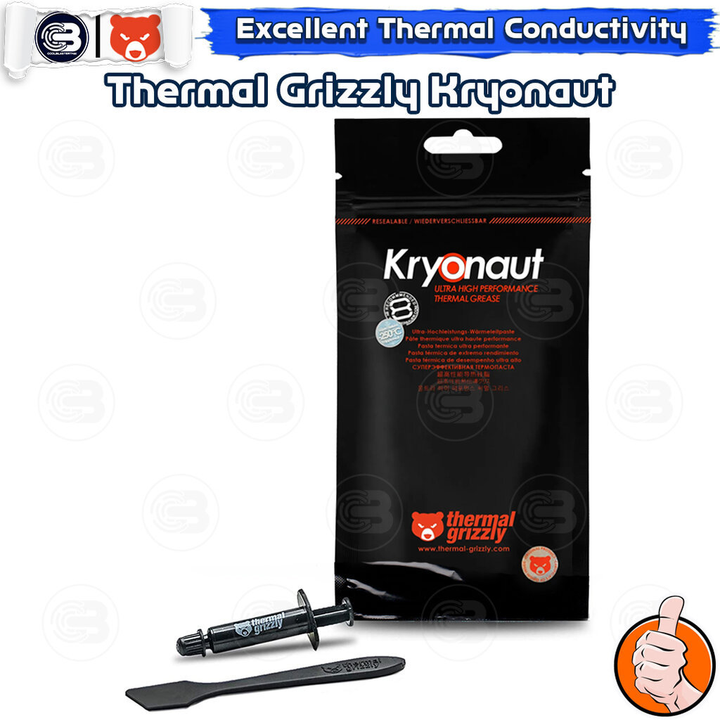 [CoolBlasterThai] Thermal Grizzly Kryonaut 1g.Thermal compound (ซิลิโคนนำความร้อน)