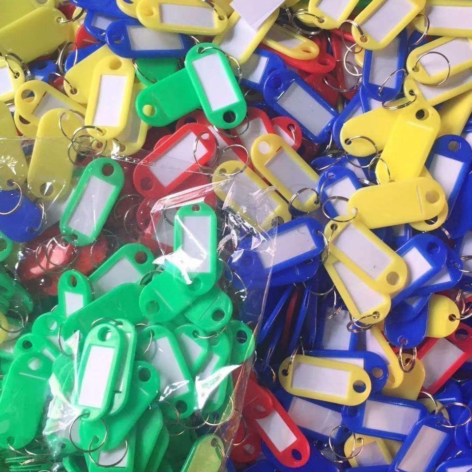 แผ่นกุญแจ แผ่นป้ายตัวเลขพลาสติก Markable Tag Hotel Label Classification Key Plate Lock Plate Key