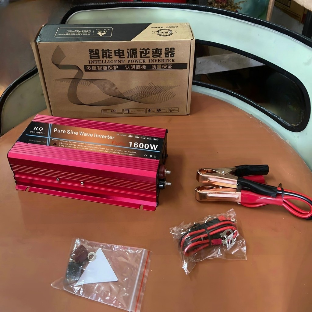อินเวอร์เตอร์ 3500W แบล็ก ระบายร้อน ไม่ร้อน ป้องกัน