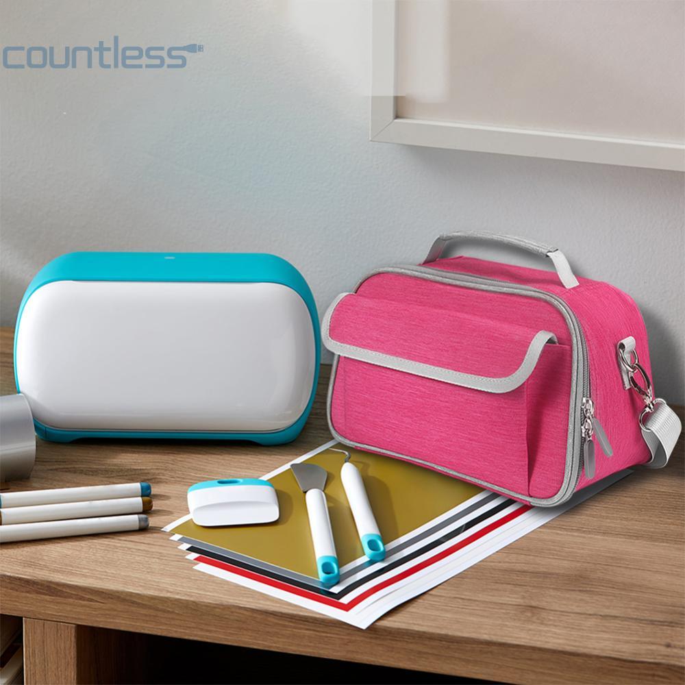 กระเป๋าเก็บของแบบพกพาพร้อมกระเป๋ากระเป๋าเดินทางสําหรับเครื่องตัดอัจฉริยะ Cricut Joy Xtra