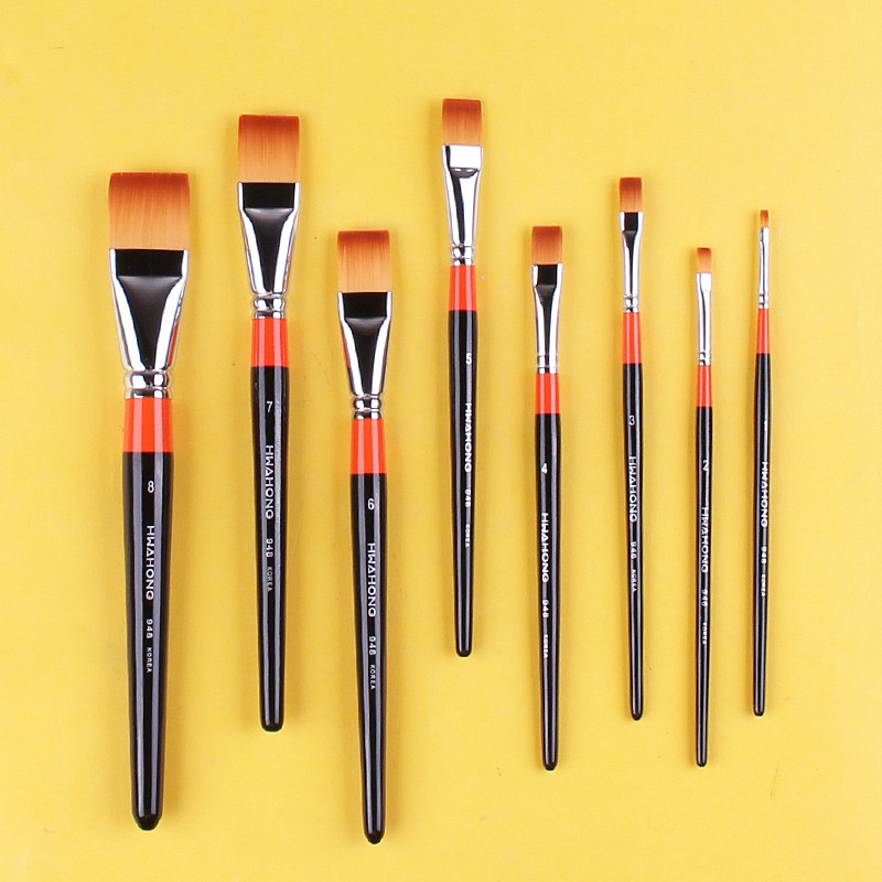 แปรงรองพื้น Huahong 948 No. 3 HAWHONG Huahong 982 แปรงแต่งหน้า 06 Series No. 6 07 แปรงคอนซีลเลอร์ เบ