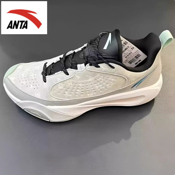 ANTA/ANTA Wind Hole 丨 รองเท้าบาสเก็ตบอลรองเท้าผู้ชาย Outfield Professional รองเท้าผ้าใบต่อสู้จริงผู้