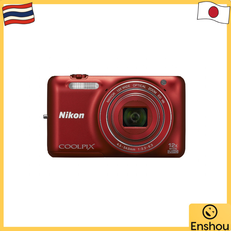 จากญี่ปุ่น [สินค้ามือสอง]Nikon COOLPIX S6600 Raspberry Red