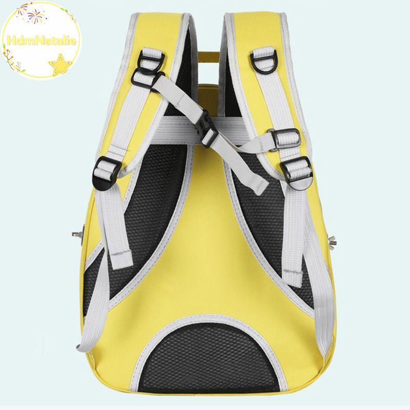 HdmNatalie Bird Cage Panoramic Pet Backpack Breathable Out Pet Bird Bag Go Out Portable Transparent 