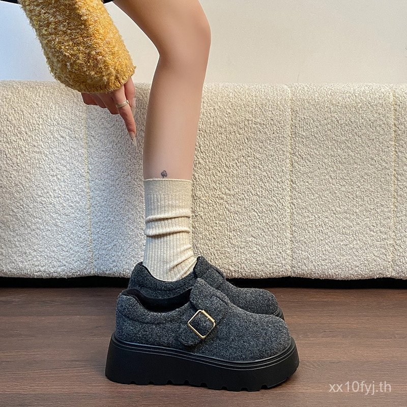 Big Winter Plush Boken Cotton Shoes Wide Feet Fat Special Cotton Shoes