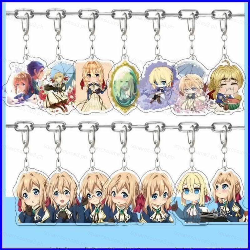 SQ3 Violet Evergarden Eternity and the Auto Memory Doll acylic key holder พวงกุญแจกระเป๋าจี้ QS3