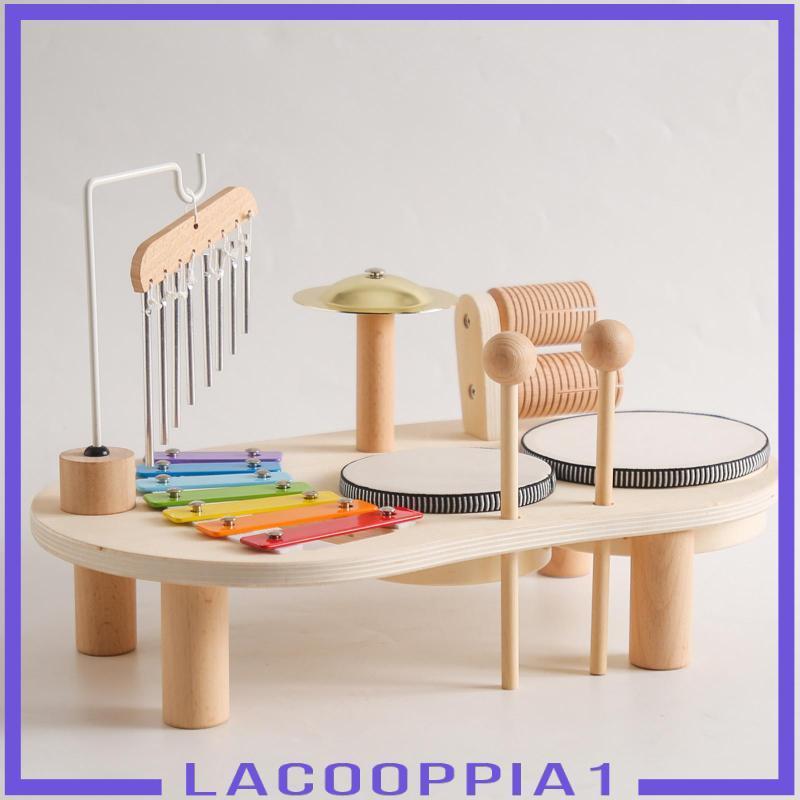 [ลาคูเปีย1] กลองเด็กชุดการเรียนรู้ของเล่นเด็กผู้หญิงอายุ 3 4 5 6 ปีเด็กวัยหัดเดิน