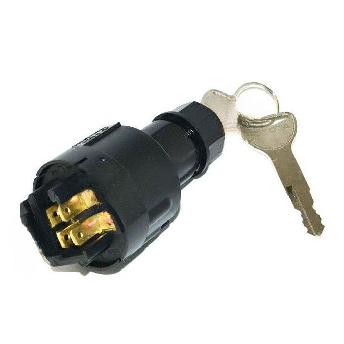 สวิตช์จุดระเบิดและสตาร์ท Toyota รหัส 57590-23332-71 สำหรับรถยกไฟฟ้า Toyota 7FBR/8FBE15 (สวิตช์กุญแจ)