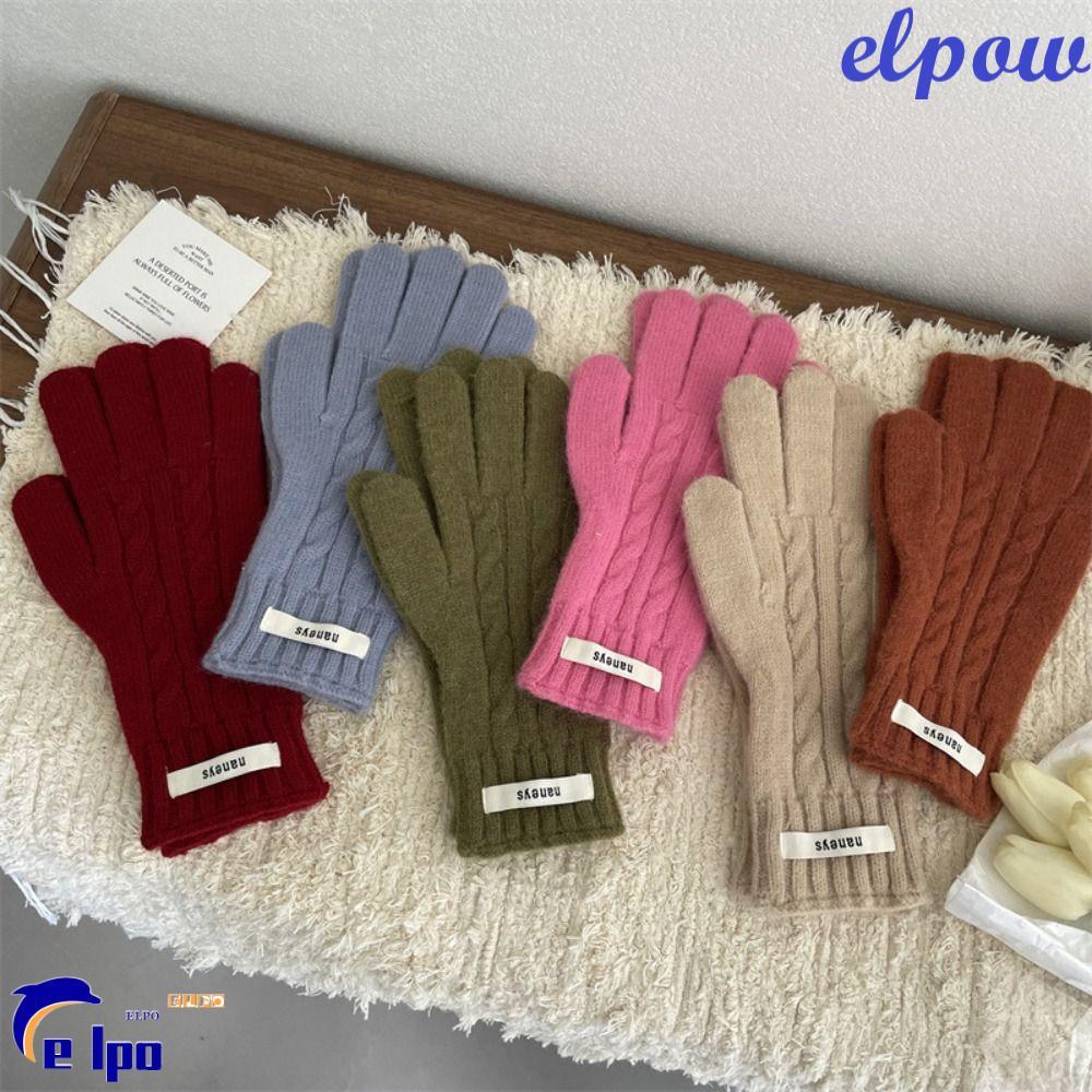 PIXELPOWER Lady Finger Gloves แบบเกาหลียุค Y2K กันลมและหนาวได้ สวมใส่ง่ายในหน้าหนาว