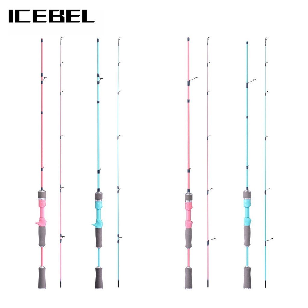 IBEL Youth Edition Blue UL Horse Mouth Pole สำหรับผู้ชายและผู้หญิง ใช้ตกปลาง่าย มีความยืดหยุ่น ทำจาก