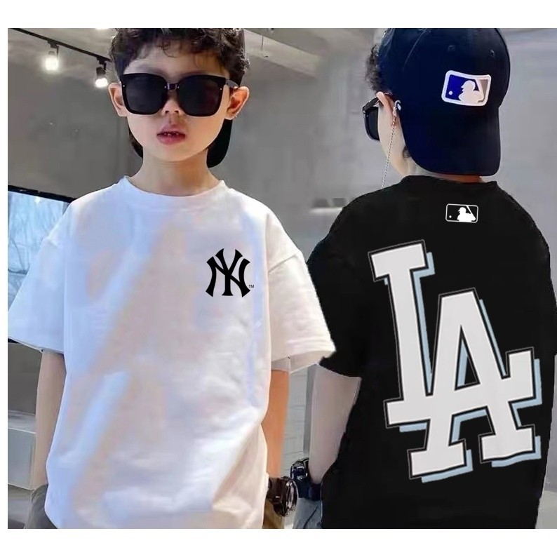 （COD ส่งเร็ว 24 ชม）ชุดเสื้อเด็ก Dodgers เสื้อยืดสำหรับเด็ก เสื้อยืดสำหรับเด็กแบบยูนิเซ็กซ์