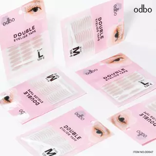 ♦️ของแท้·ส่งด่วน·ถูก♦️Odbo Double Eyelids Tape #OD847 : โอดีบีโอ ออโด้ เทป ติดตาสองชั้น x 1 ชิ้น dayse