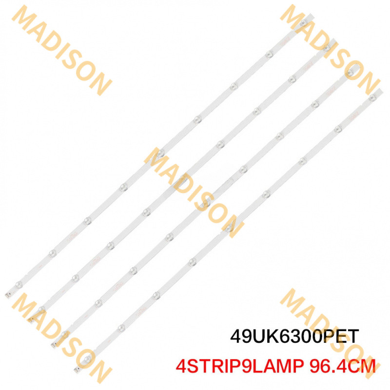 49 นิ้ว LED backlight 49uk6300pte 49uk6320pte LG TV lampu 49uk6300 49uk6320 49 นิ้ว