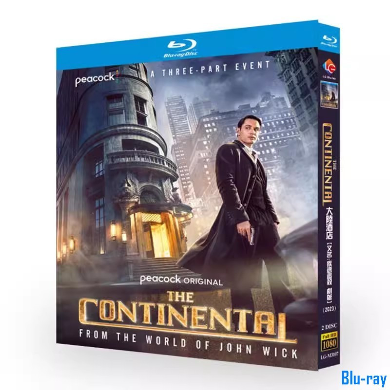 [BRAND NEW SEALED] ละครอเมริกัน The Continental: ของโลกของ John Wick (2023) 2-Disc Blu-ray Boxed