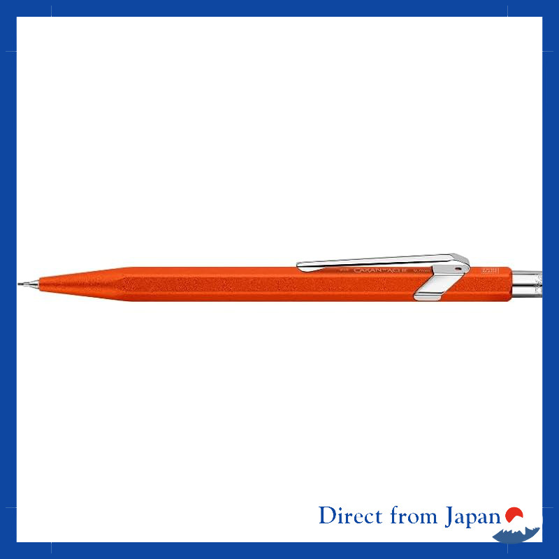 CARAN D'ACHE 849 Mechanical Pencil Color Matt X Orange MF0844-776 0.5mm Metal Case Authentic Import