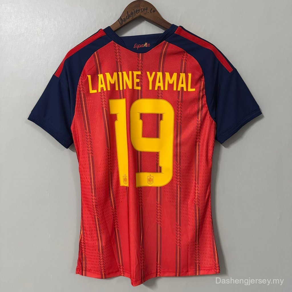 เสื้อทีมชาติสเปนเวิลด์คัพปี 2026 ของLamine Yamal หมายเลข 19