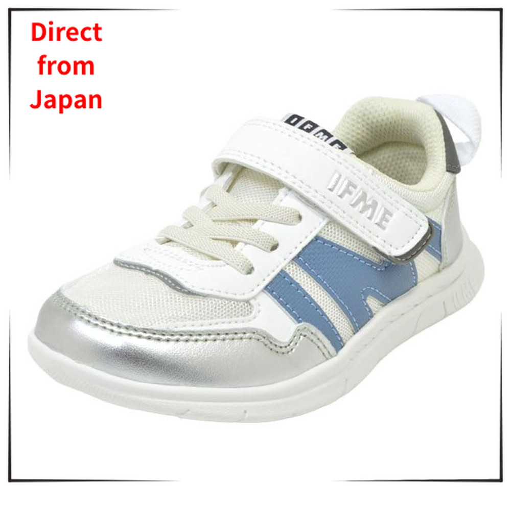 【Direct from Japan】 รองเท้าผ้าใบเบาพิเศษสำหรับเด็กจาก IFME ผิวเรียบง่ายและน่ารัก ส่งเสริมการเดินที่ม