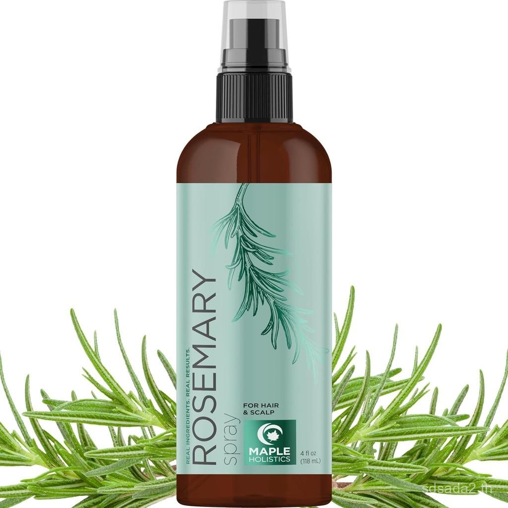 Rosemary Water Spray for Hair & Scalp - Biotin Rosemary Rice Water Spray with Nourishing B Vitamins 