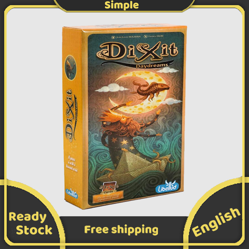 Dixit เกมกระดานขยาย Match DIXIT การ์ดเกมพื้นฐาน 84 การ์ดเกมกระดานปาร์ตี้ครอบครัว
