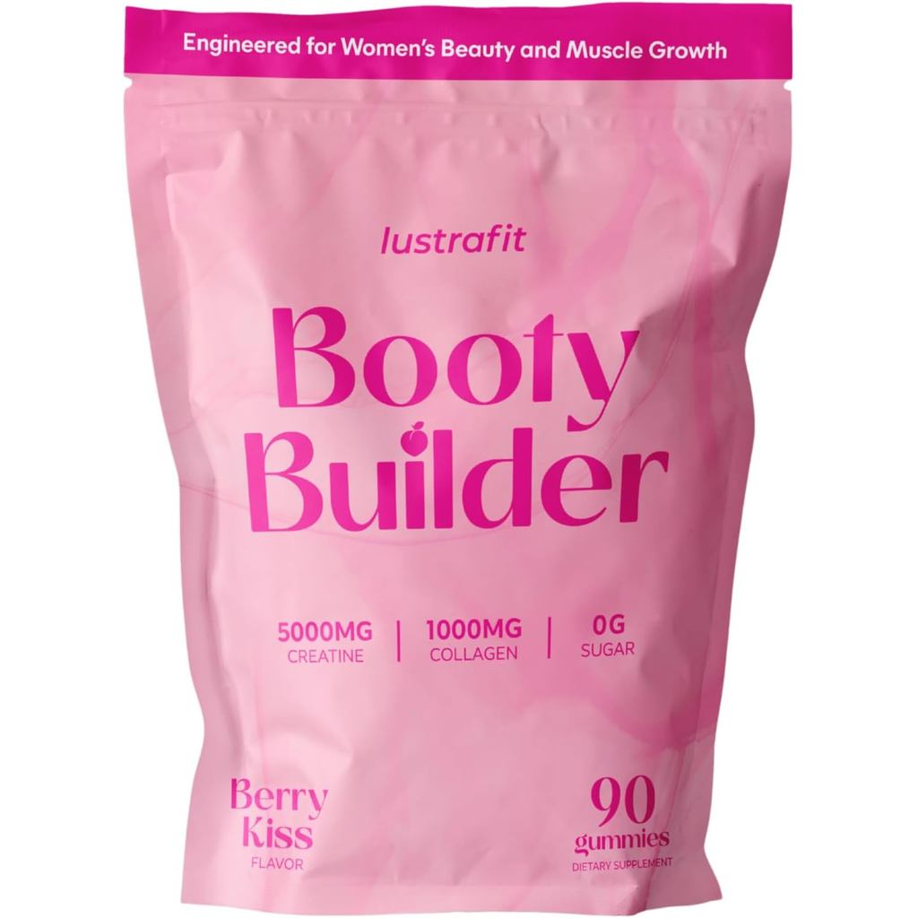 Booty Gummy-Booty & Glute Builder-Female Creatine Gummy พร้อมคอลลาเจน | ไม่มีน้ําตาล | ผลเบอร์รี่เรื