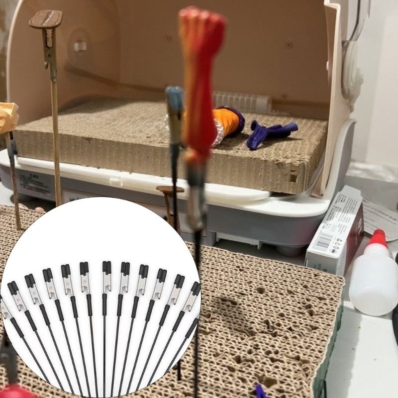 AADT แคลมป์ยืดหยุ่นโลหะและพลาสติก 12 ชิ้นพร้อมคอโค้งงอได้สําหรับตําแหน่งที่มั่นคง