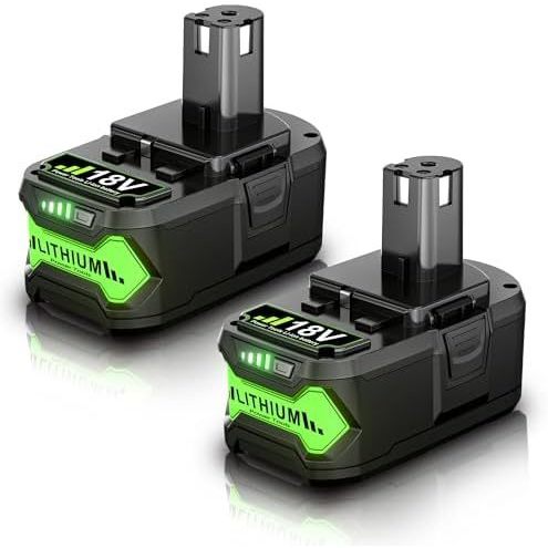 อัพเกรด 7.0Ah 2 Packs P108 18Volt สําหรับ Ryobi 18V แบตเตอรี่ ONE + Plus P102 P103 P104 P105 P107 P1