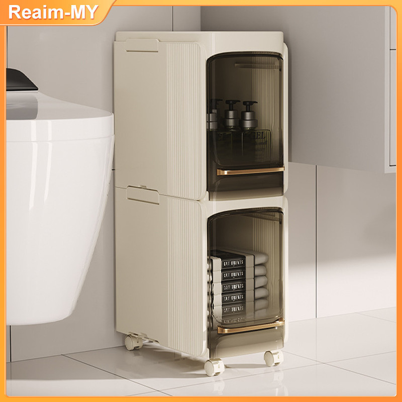Bathroom Cabinet Drawer Gap Storage Cabinet side cabinet toilet Storage Cabinet Kitchen Narrow Organ