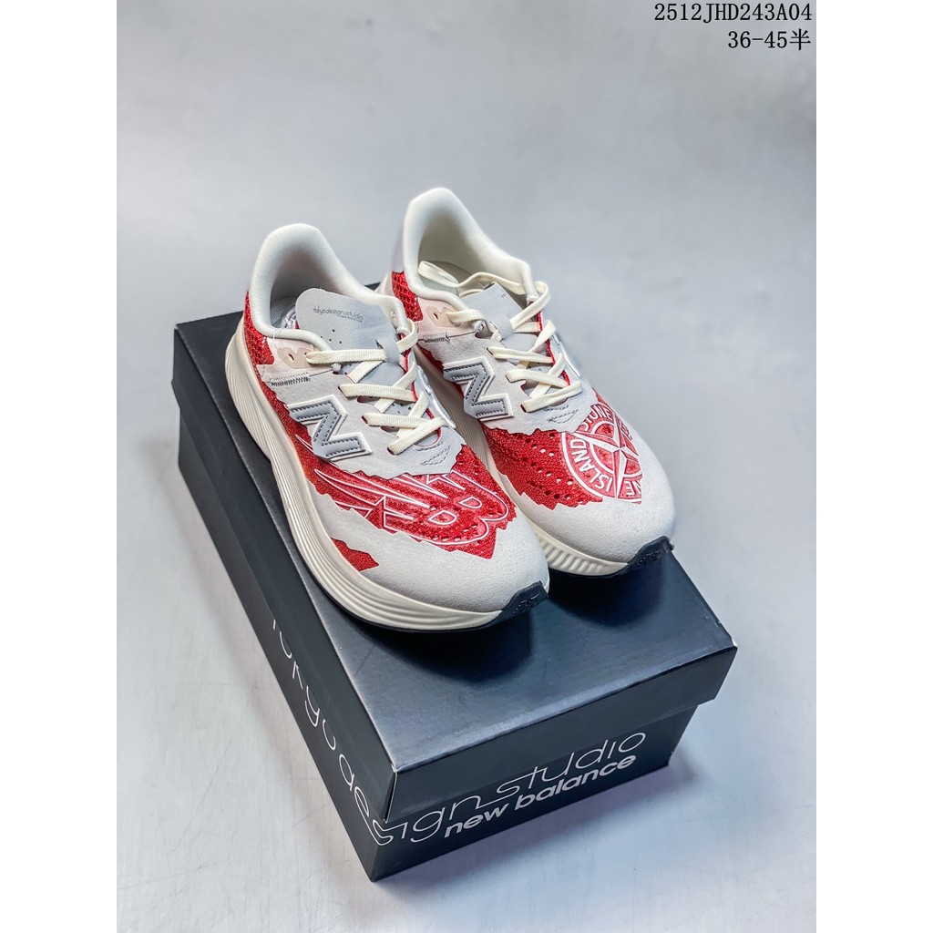 คุณภาพสูง Stone Island x NBFeelCell RC Elite V2 รุ่นใหม่การต่อสู้ที่ใช้งานได้จริง ลื่นทนต่อการสึกหรอ