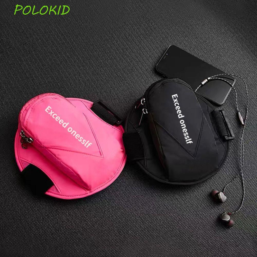 POLOKID Sport Armband Bag กันน้ําสะท้อนแสงกระเป๋าโทรศัพท์กลางแจ้ง Universal Case Cover Phone Case Holder