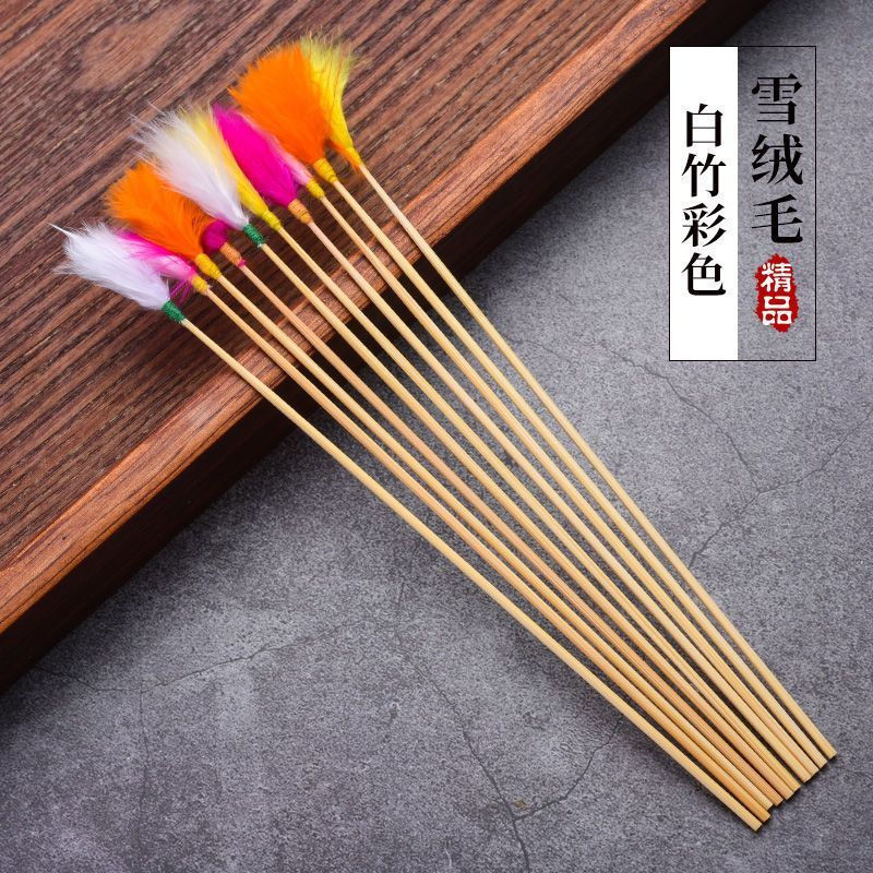New Product#Colorful Feather Sticks for Ear Cleaning Goose Feathers, Hibiscus Feathers, Edelweiss Fe
