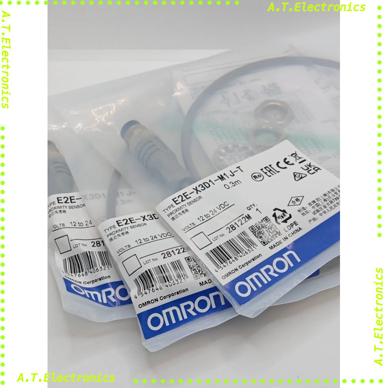 พร้อมส่ง! E2E-X3D1-M1J-T เซ็นเซอร์ E2E-X3D1-M1J-T สายเซ็นเซอร์  ส่งของทุกวัน