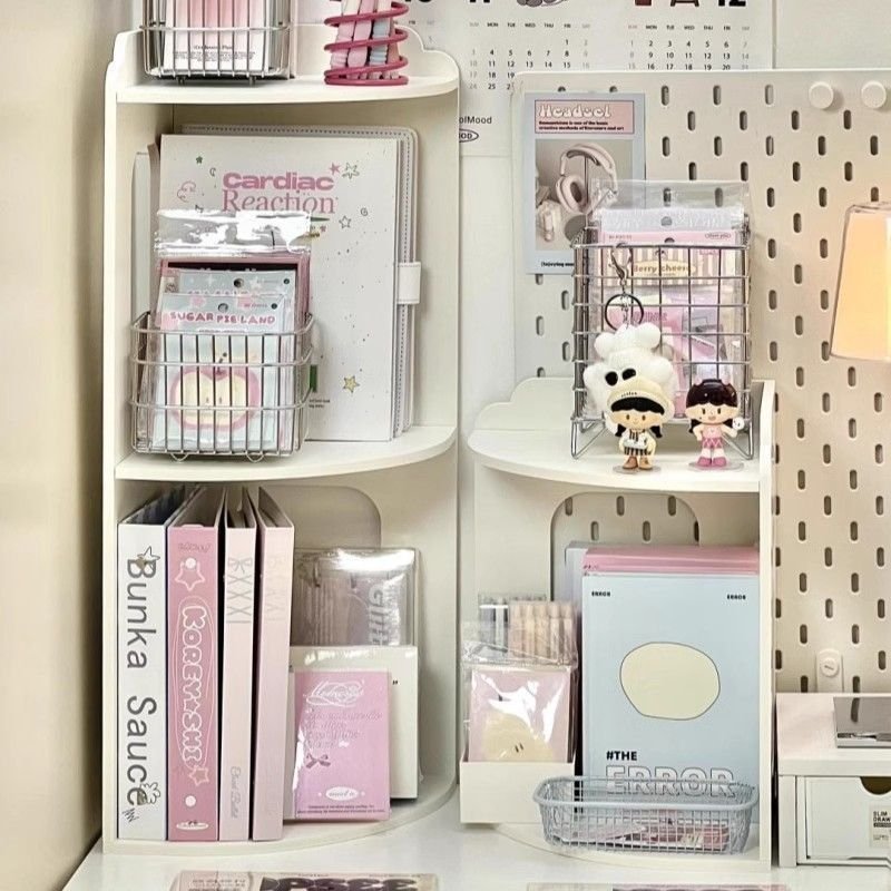 Popular~Highly Attractive Dormitory Desktop Corner Shelf Desk Corner Layered Storage Rack Layered Pa
