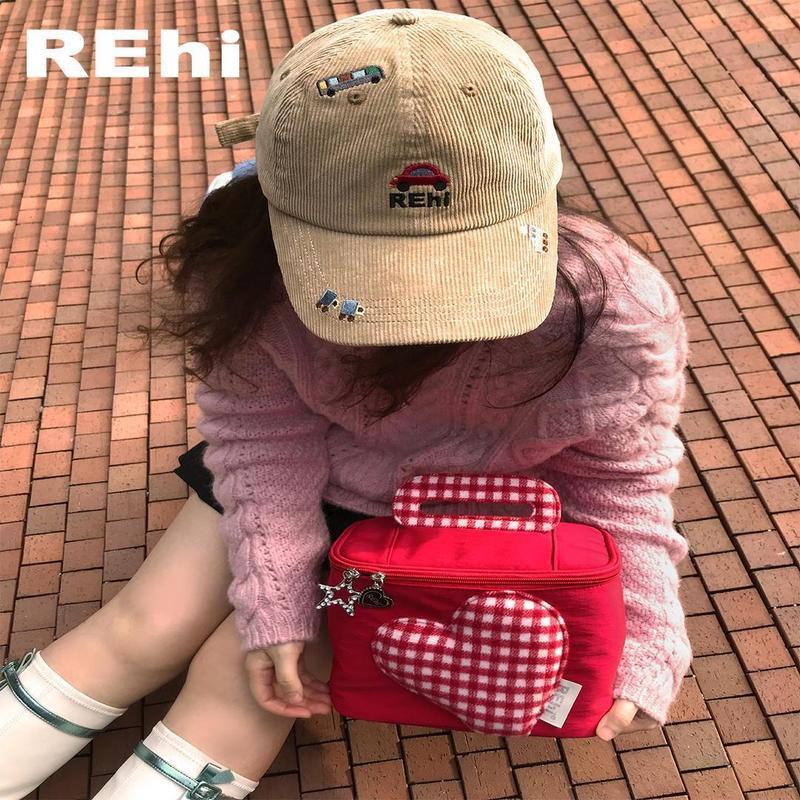 กระเป๋าเก็บของ Fun Rehi Crooked Heart แบบพกพา ขนาดใหญ่ สำหรับเครื่องสำอางและกระเป๋าเดินทาง