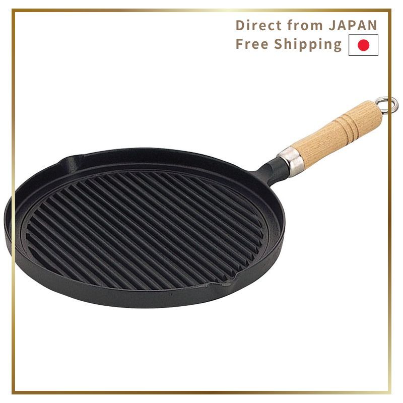 Ikenaga Ironworks Grill Pan Iron Plate Pot Steak Press