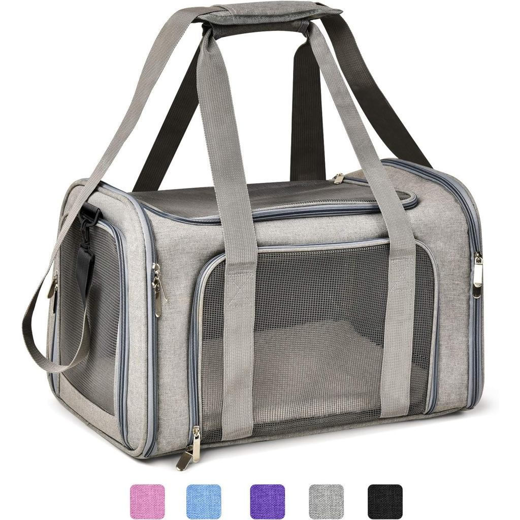 Henkelion Cat Carriers Dog Carrier Pet Carrier for Small/Medium Cats Dog Puppies (สูงสุด 15lbs), TSA